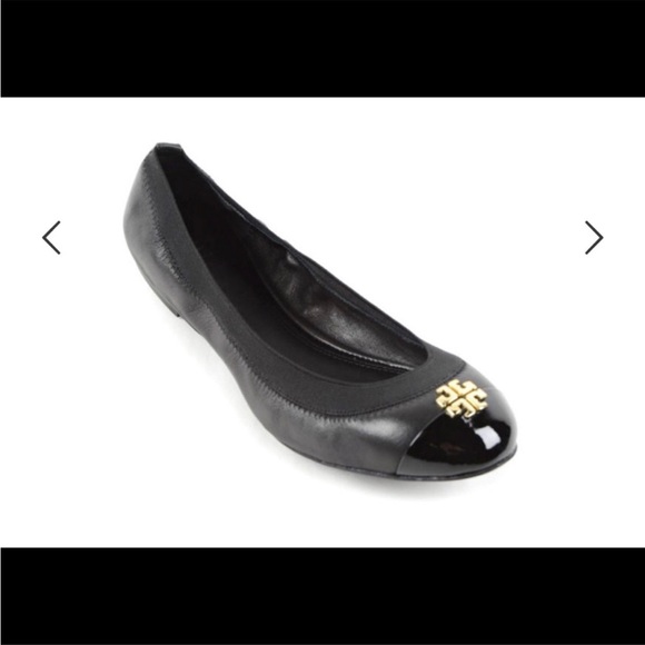 Tory Burch Jolie ballet elastic band flats sz 6.5 - Picture 2 of 6